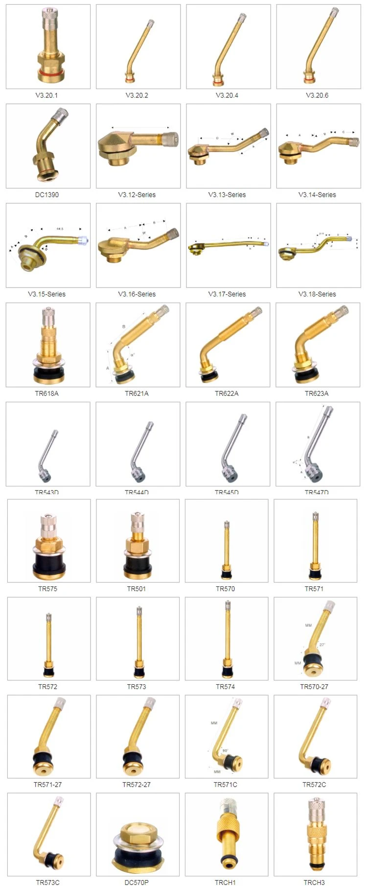 Heavy Truck stems