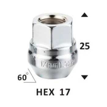 open-end wheel nut