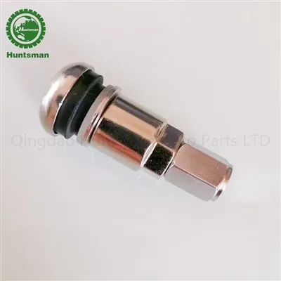 Neumático con válvula de acero